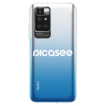 Picasee silikónový prehľadný obal pre Xiaomi Redmi 10 - Picasee - new logo - white