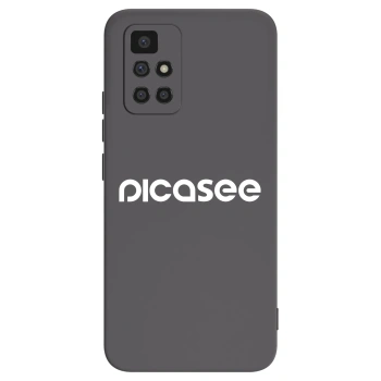 Picasee silikónový čierny obal pre Xiaomi Redmi 10 - Picasee - new logo - white