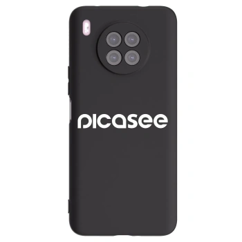 Picasee silikónový čierny obal pre Huawei Nova 8i - Picasee - new logo - white