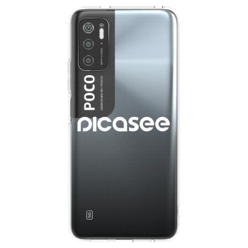 Picasee silikónový prehľadný obal pre Xiaomi Poco M3 Pro 5G - Picasee - new logo - white