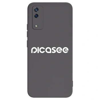 Picasee silikónový čierny obal pre Vivo Y11s - Picasee - new logo - white