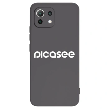 Picasee silikónový čierny obal pre Xiaomi 11 Lite 5G NE - Picasee - new logo - white