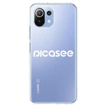 Picasee silikónový prehľadný obal pre Xiaomi 11 Lite 5G NE - Picasee - new logo - white