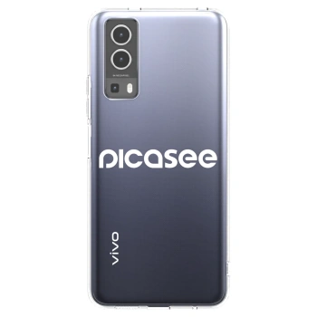 Picasee silikónový prehľadný obal pre Vivo Y72 5G - Picasee - new logo - white