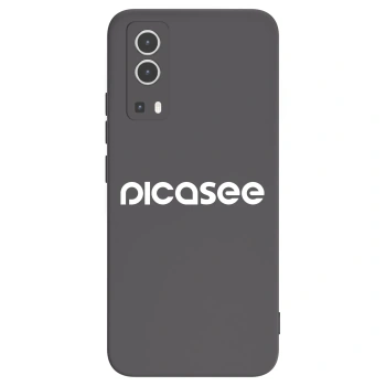 Picasee silikónový čierny obal pre Vivo Y72 5G - Picasee - new logo - white