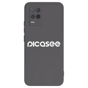 Picasee silikónový čierny obal pre Realme 8 5G - Picasee - new logo - white