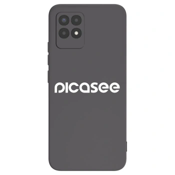 Picasee silikónový čierny obal pre Realme 8i - Picasee - new logo - white