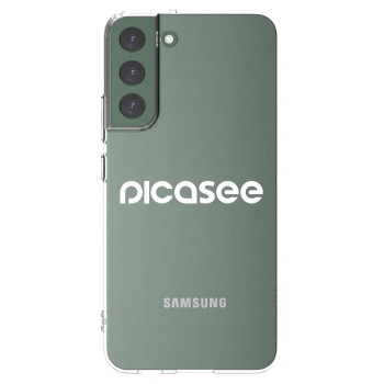 Picasee silikónový prehľadný obal pre Samsung Galaxy S22+ 5G - Picasee - new logo - white