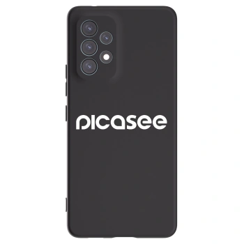 Picasee silikónový čierny obal pre Samsung Galaxy A53 5G A536 - Picasee - new logo - white