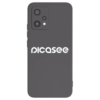 Picasee silikónový čierny obal pre Realme 9 Pro 5G - Picasee - new logo - white