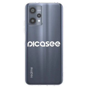 Picasee silikónový prehľadný obal pre Realme 9 Pro 5G - Picasee - new logo - white
