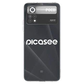 Picasee silikónový prehľadný obal pre Xiaomi Poco X4 Pro 5G - Picasee - new logo - white