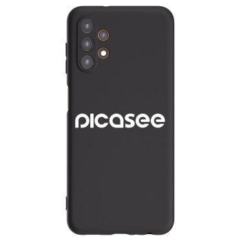 Picasee silikónový čierny obal pre Samsung Galaxy A13 4G A135 - Picasee - new logo - white