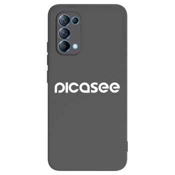 Picasee silikónový čierny obal pre OPPO Reno 5 5G - Picasee - new logo - white