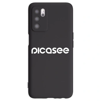 Picasee silikónový čierny obal pre OPPO A16s - Picasee - new logo - white