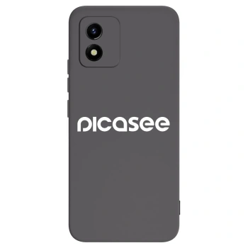 Picasee silikónový čierny obal pre Vivo Y01 - Picasee - new logo - white