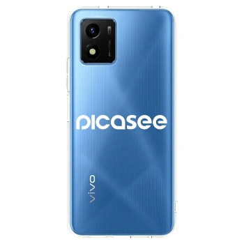 Picasee silikónový prehľadný obal pre Vivo Y01 - Picasee - new logo - white