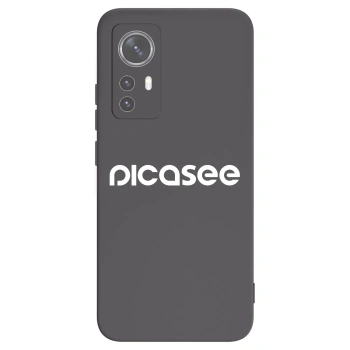 Picasee silikónový čierny obal pre Xiaomi 12X - Picasee - new logo - white