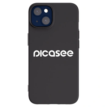Picasee silikónový čierny obal pre Apple iPhone 14 - Picasee - new logo - white