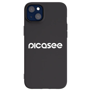 Picasee silikónový čierny obal pre Apple iPhone 14 Plus - Picasee - new logo - white