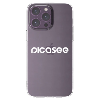 Picasee silikónový prehľadný obal pre Apple iPhone 14 Pro Max - Picasee - new logo - white