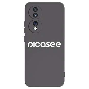 Picasee silikónový čierny obal pre Honor 70 - Picasee - new logo - white