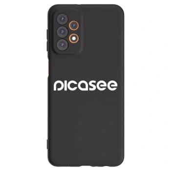 Picasee silikónový čierny obal pre Samsung Galaxy A23 A235F 4G - Picasee - new logo - white