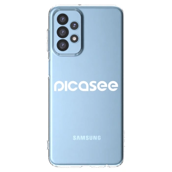 Picasee silikónový prehľadný obal pre Samsung Galaxy A23 A235F 4G - Picasee - new logo - white