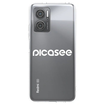 Picasee silikónový prehľadný obal pre Xiaomi Redmi 10 5G - Picasee - new logo - white