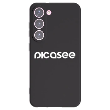 Picasee silikónový čierny obal pre Samsung Galaxy S23 5G - Picasee - new logo - white