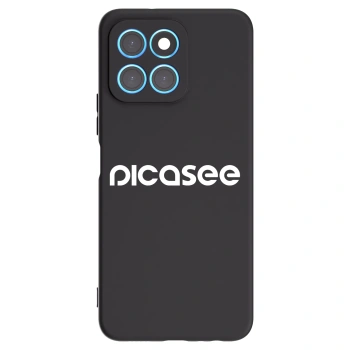 Picasee silikónový čierny obal pre Honor X8 5G - Picasee - new logo - white