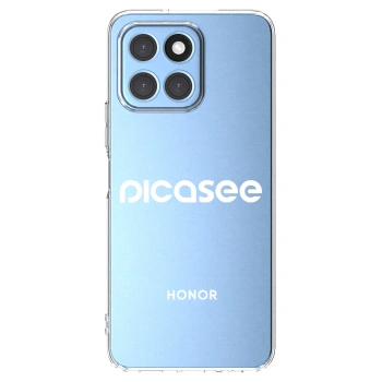 Picasee silikónový prehľadný obal pre Honor X6 - Picasee - new logo - white
