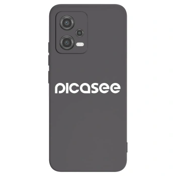 Picasee silikónový čierny obal pre Xiaomi Poco X5 - Picasee - new logo - white