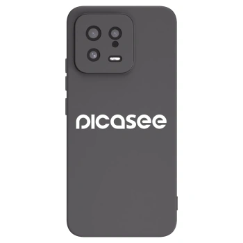 Picasee silikónový čierny obal pre Xiaomi 13 - Picasee - new logo - white