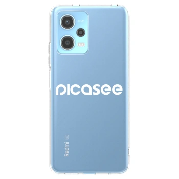 Picasee silikónový prehľadný obal pre Xiaomi Redmi Note 12 5G - Picasee - new logo - white