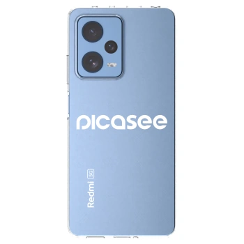 Picasee silikónový prehľadný obal pre Xiaomi Redmi Note 12 Pro 5G - Picasee - new logo - white