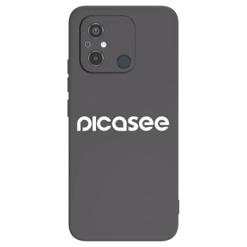 Picasee silikónový čierny obal pre Xiaomi Redmi 12C - Picasee - new logo - white
