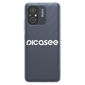 Picasee silikónový prehľadný obal pre Xiaomi Redmi 12C - Picasee - new logo - white