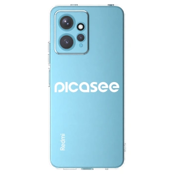 Picasee silikónový prehľadný obal pre Xiaomi Redmi Note 12 4G - Picasee - new logo - white