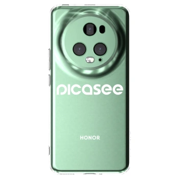 Picasee silikónový prehľadný obal pre Honor Magic5 Pro - Picasee - new logo - white