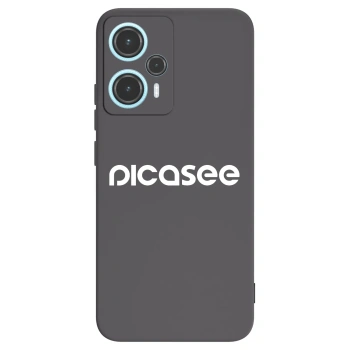 Picasee silikónový čierny obal pre Xiaomi Poco F5 - Picasee - new logo - white