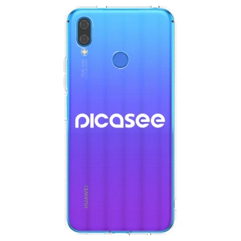 Picasee silikónový prehľadný obal pre Huawei Nova 3i - Picasee - new logo - white