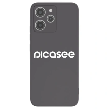 Picasee silikónový čierny obal pre Xiaomi Redmi 12 4G - Picasee - new logo - white