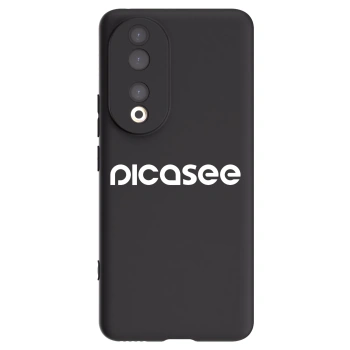 Picasee silikónový čierny obal pre Honor 90 5G - Picasee - new logo - white