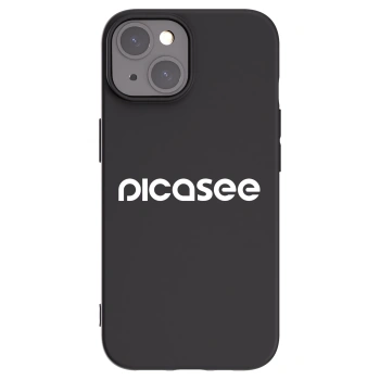 Picasee silikónový čierny obal pre Apple iPhone 15 - Picasee - new logo - white