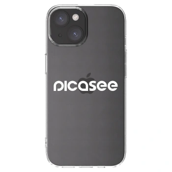 Picasee silikónový prehľadný obal pre Apple iPhone 15 - Picasee - new logo - white