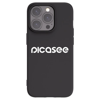Picasee silikónový čierny obal pre Apple iPhone 15 Pro - Picasee - new logo - white