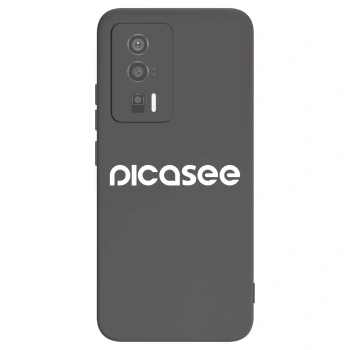 Picasee silikónový čierny obal pre Xiaomi Poco F5 Pro 5G - Picasee - new logo - white