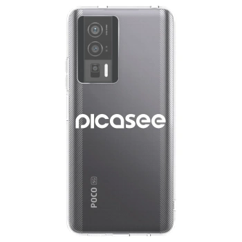 Picasee silikónový prehľadný obal pre Xiaomi Poco F5 Pro 5G - Picasee - new logo - white