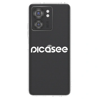 Picasee silikónový prehľadný obal pre Motorola Edge 40 - Picasee - new logo - white